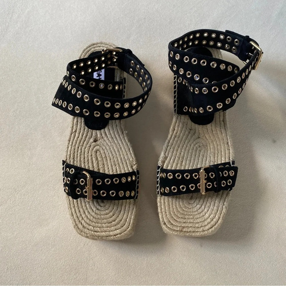 CAVERLEY Spy Espadrille Sandals Size 41/10 - Picture 5 of 9